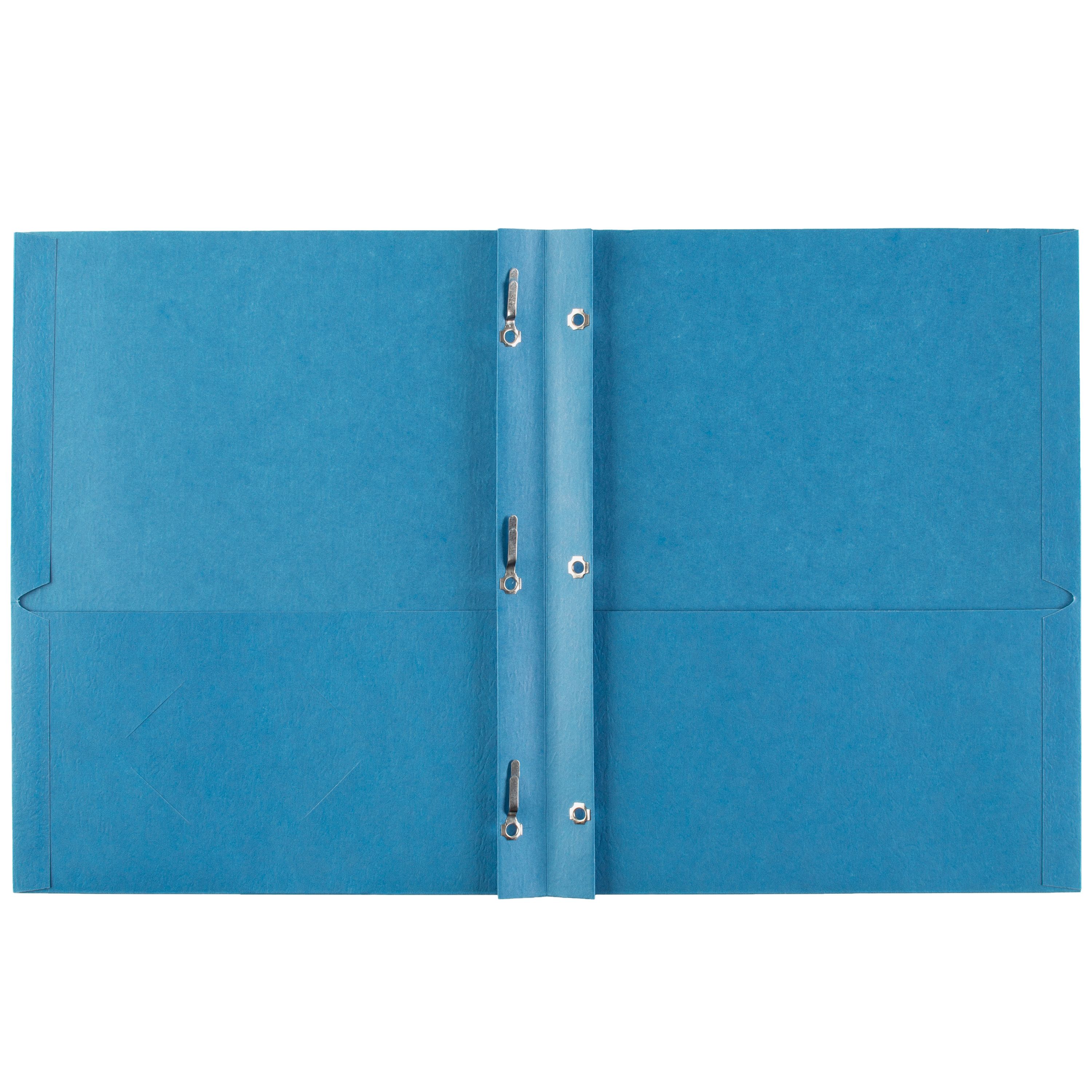 Two Pocket Folders with Fasteners, 25 ct, Blue 47976 | Avery